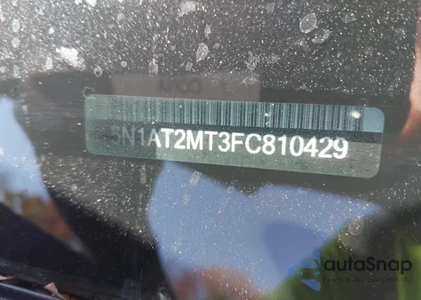 2015 Nissan Rogue Sl из США, поврежденный, VIN 5N1AT2MT3FC810429